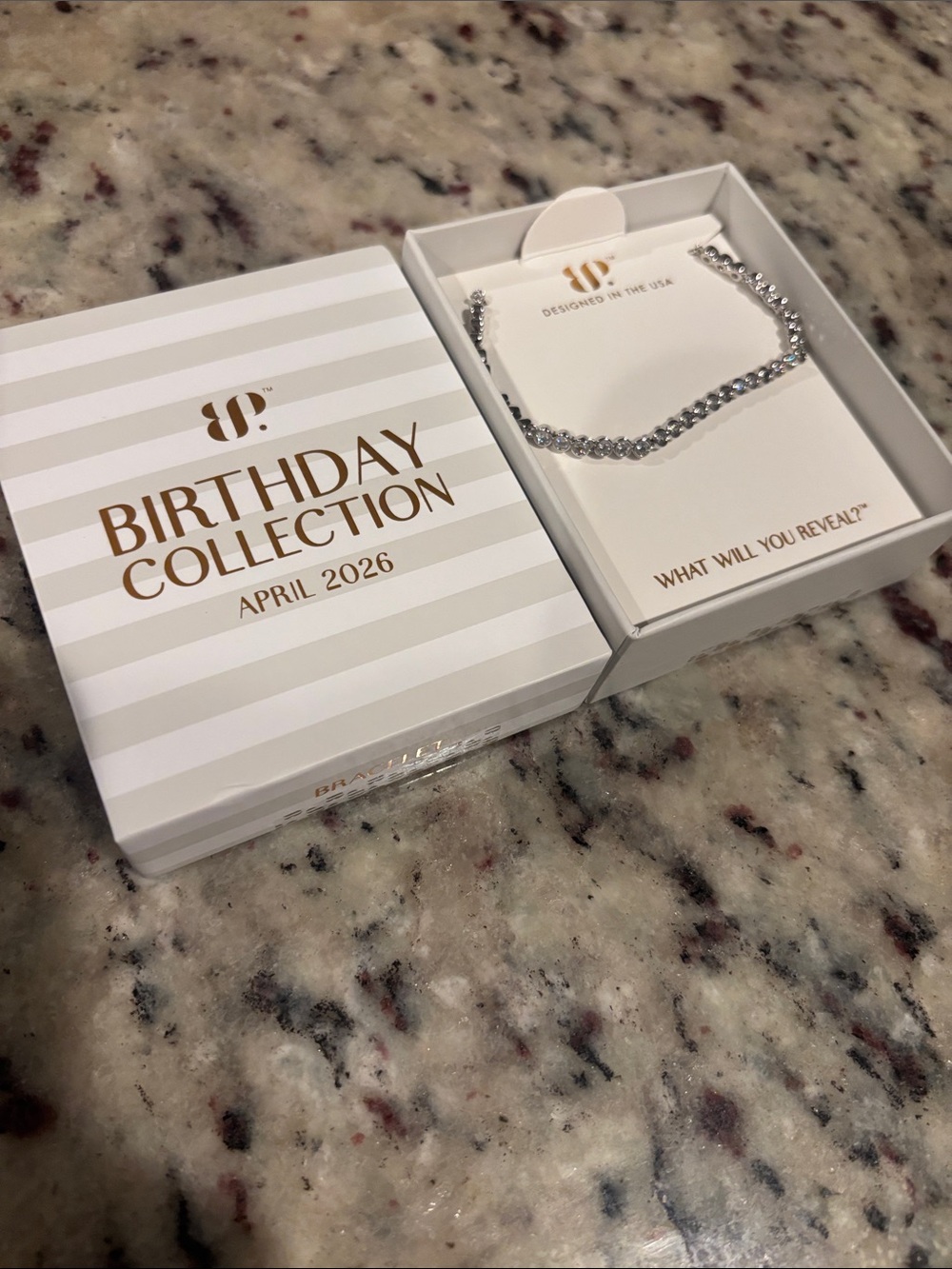 Bomb Party April Bracelet The Astrid - Rhodium Plating